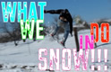 Arizona Desert Snow Snowboarding Thumbnail