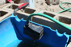 self water raised garden water basin