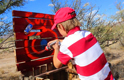 Homemade Fun Aluminum Can Recycle Bin mad with Pallet Construction Thumbnail