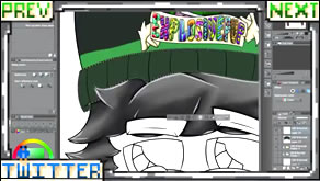 How To: Slow_Silver Speed Art of Green Character with Cartoon Beanie Hat