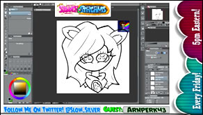 How To: Slow_Silver Live Steam of How To Digital Art Anime Cartoon