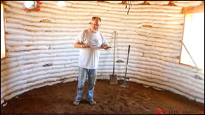 Cheap Alternative Subfloor - Soil Cement floor for Earth Bag Homes!