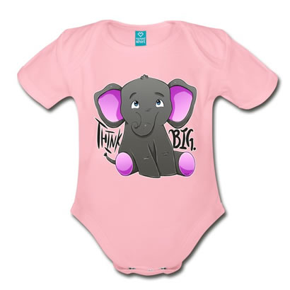 Think Big Baby Elephent
