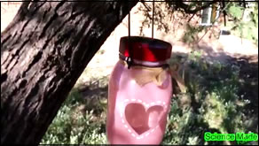 3D Printed Mason Solar Jar Lid for Garden Light