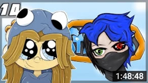 Youtube Live Steaming of Sisters joking, gaming and Having fun drawing Minecraft! & Manga Digital Art