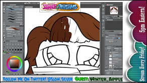 How to: Live Stream of Digital Cartoon, Anime Art using Adobe Illustrator